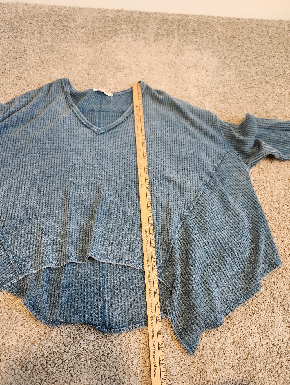 We The Free Coraline Thermal Top In Legion Blue Size Large - Picture 7 of 7